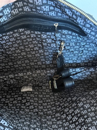 New Badgley Mischka Quilted Travel Weekender Bag Black - Picture 6 of 6