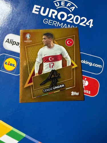 #TUR SP - TOPPS EURO 2024 Sticker - Cengiz UNDER signiert (Set 1)