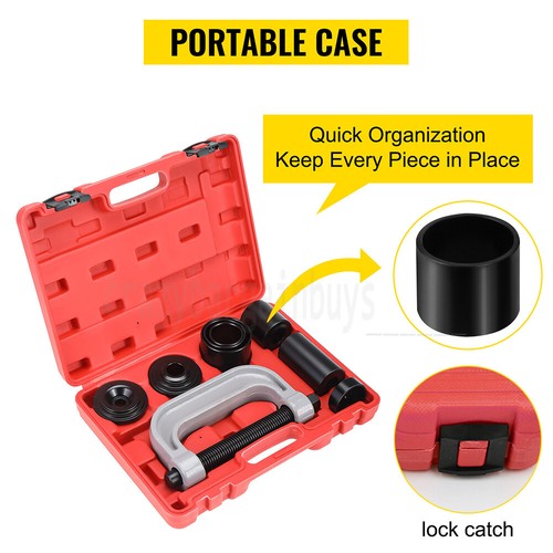 10Pc Ball Joint Remover Tool Kit Press Auto Repair Install Adapter Set Service - Picture 8 of 12