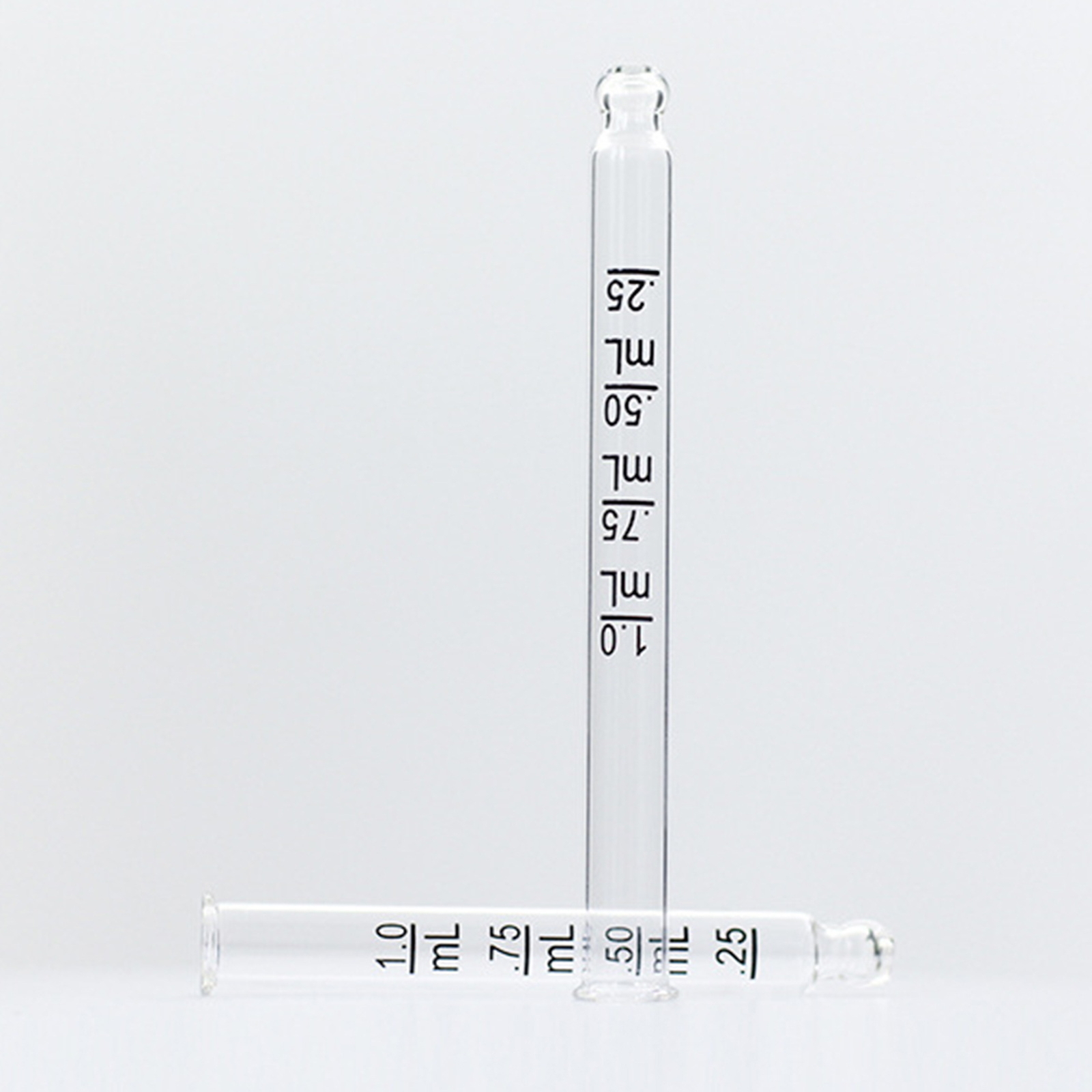 Highquality Glass Droppers for Laboratory Use Graduated with Various