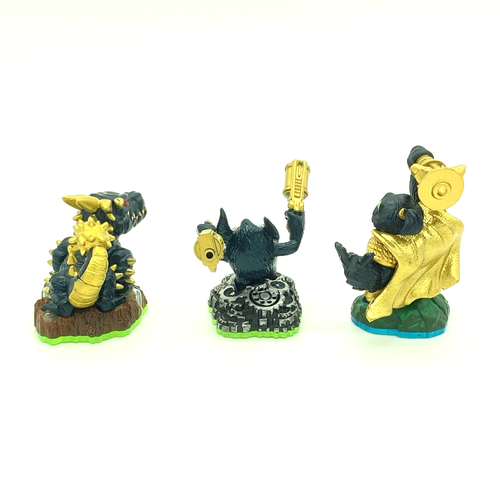 Lote de 3 Figuras Legendarias Skylanders Bash Trigger Happy y Zoo Lou Probado - Imagen 3 de 7