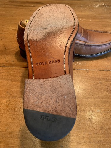 Mocassini Cole Haan Tan Penny 9 M - Foto 9 di 11