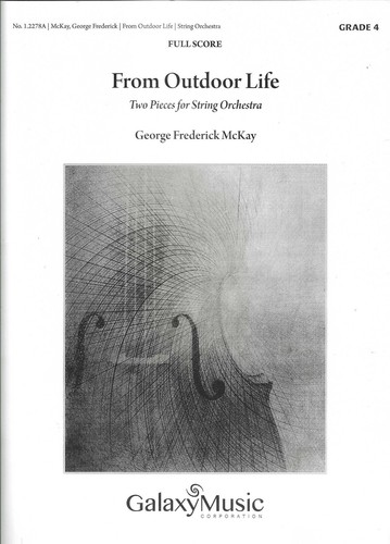 STRING ORCHESTRA From Outdoor Life 2 Pieces Student Series George McKay Grade 4 - Picture 2 of 4