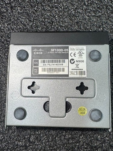 Cisco SF100D-05 Small Business 100 Series 5-Port 10/100 Desktop Switch - Picture 2 of 5