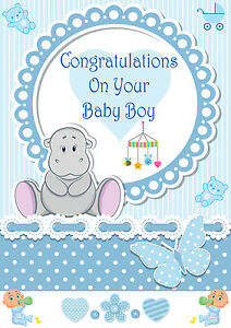 its a boy baby boy birth banner congratulations its a baby boy