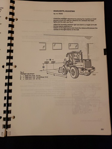 Volvo BM L50B Wheel Loader Service Manual. Wiring Diagrams - Picture 3 of 6