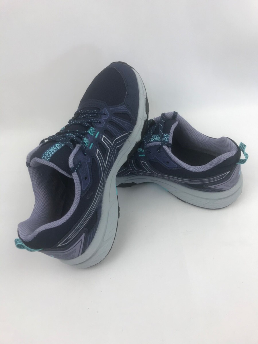 Asics Gel Venture 7 1012A477 Running Shoes Grey Black Teal Women s