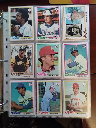 Topps 1978 complete set in pages and binder. Ex+/Exmt - Picture 11 of 13