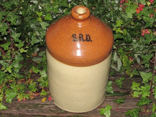 09J27 ANCIENNE CRUCHE SRD ANGLAIS RATION BRITISH BOTTLE SUPPLY RESERVE DEPOT WWI - Imagen 1 de 4