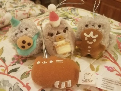 pusheen gingerbread plush