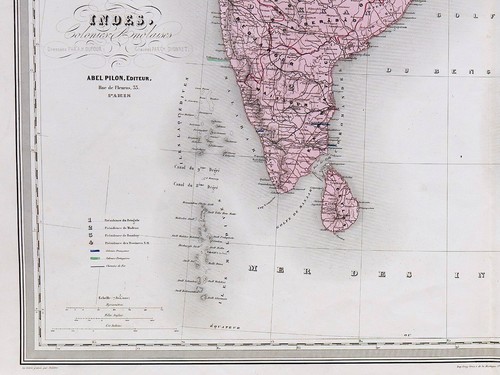 THAILAND INDONESIA VIETNAM LAOS INDIA MYAMMAR   "Indes" Dufour 1863 - Picture 4 of 7
