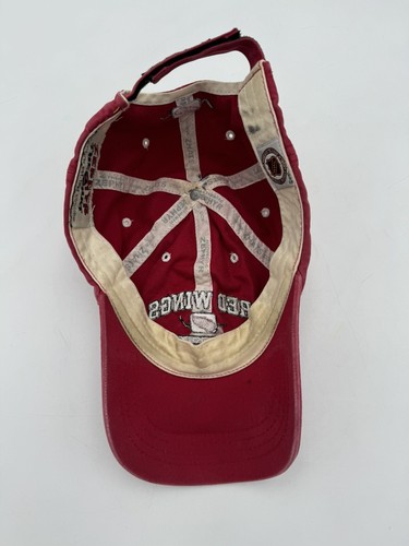 Vintage Zephyr Detroit Red Wings Orange NHL Logo Strapback Hat Red Hockey - Picture 6 of 8