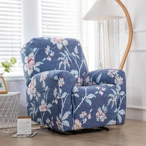 Copripoltrona reclinabile elastica stampata floreale copertura geometria nordica 4 pz/set - Foto 19 di 37