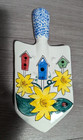 Vintage 8.5" Ceramic Garden Trowel Tray Spoon Rest Kitchen Art Pottery Decor