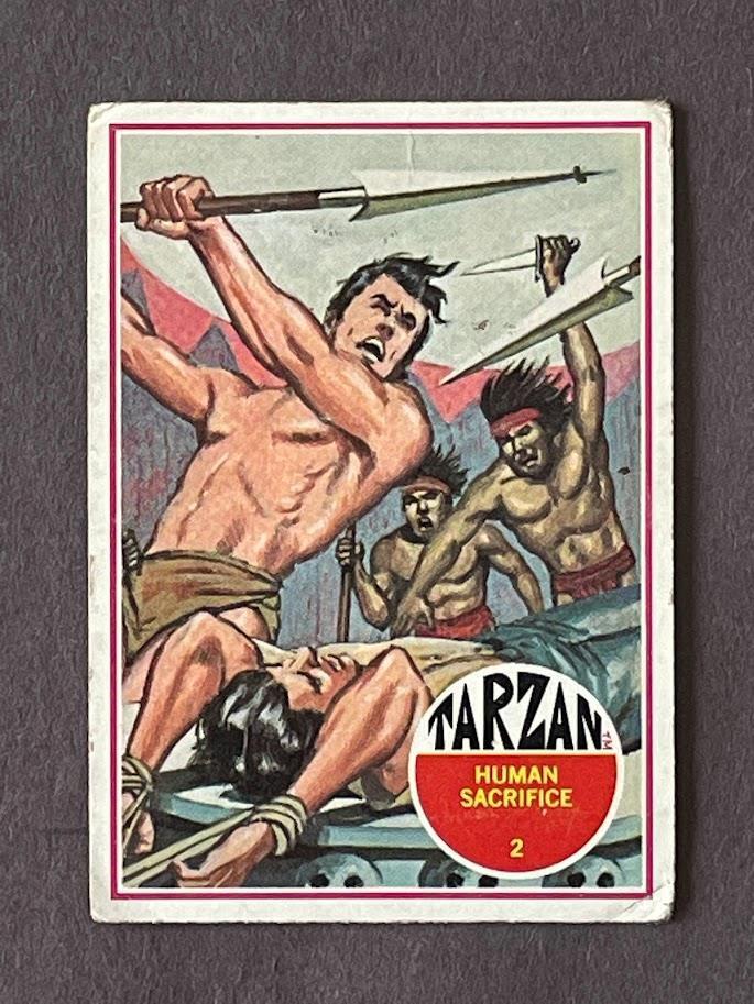 1966 PHILADELPHIA GUM TARZAN HUMAN SACRIFICE CARD GD/VG #2 | eBay 1966 PHILADELPHIA GUM TARZAN HUMAN SACRIFICE CARD GD/VG #2 | eBay