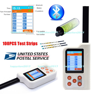  US Seller  Portable Urine Analyzer Urine test BC401 USB+Bluetooth +Test Strips
