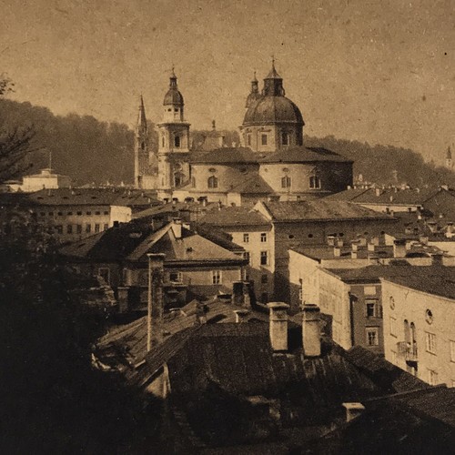 Vintage Postcard Salzburg Austria Nonnberg Abby Church Unposted