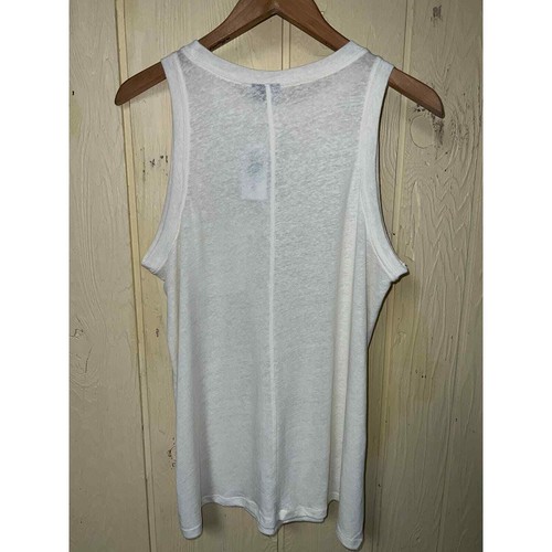 Burnout Tee Slub Knit T-Shirt Tank Torrid (00) Medium Large Stretch Linen NEW - Picture 7 of 10
