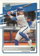 2020 Panini Donruss Bo Bichette Rated Rookie Toronto Blue Jays #37