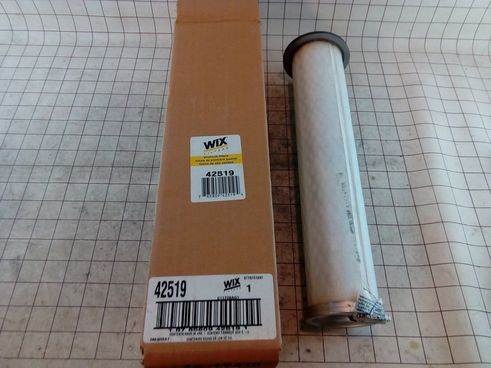 WIX Filters Pack of 1 42519 Heavy Duty Air Filter