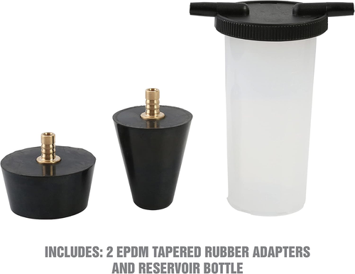 27311 Power Steering and Brake Bleed Adapter Kit, Works W/Hand Vacuum Bleeder, B - Picture 6 of 12