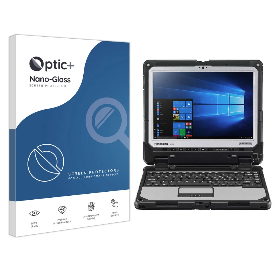 Optic+ Nano Glass Screen Protector for Panasonic Toughbook CF-33