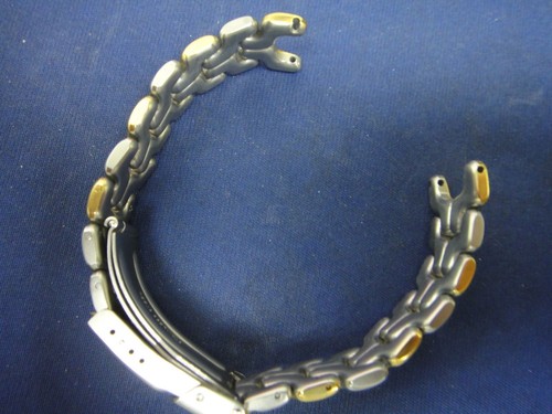 2 tone Gold Matte S Steel bracelet band strap (FITS) TAG Heuer LINK SEL series - Picture 3 of 7