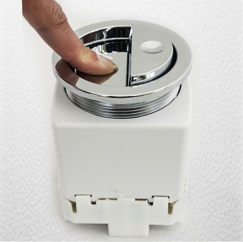 Geberit 241.413.21.1 Pneumatic Dual Flush Chrome Push Button AP109 Cisterns - Picture 6 of 6
