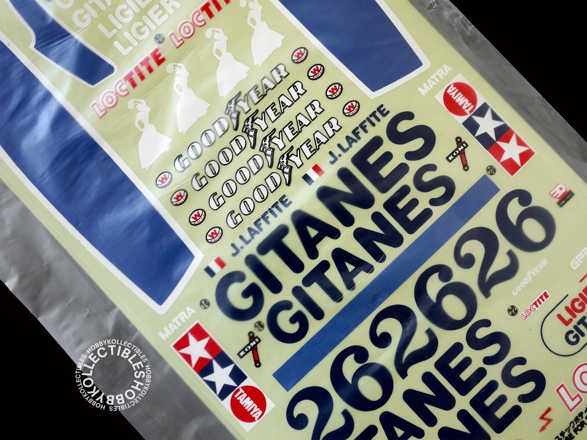 Tamiya Vintage 1/10 RC Ligier JS9 Matra Gitanes Body Parts
