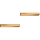 2 PCS Copper Desk Ornaments Aesthetic Paper Weight Weights Minimalist