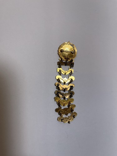 Vintage Little's System Kreuz & Krone lutherische Sonntagsschulbesuch Pin Jahre 1-10 - Bild 2 von 3