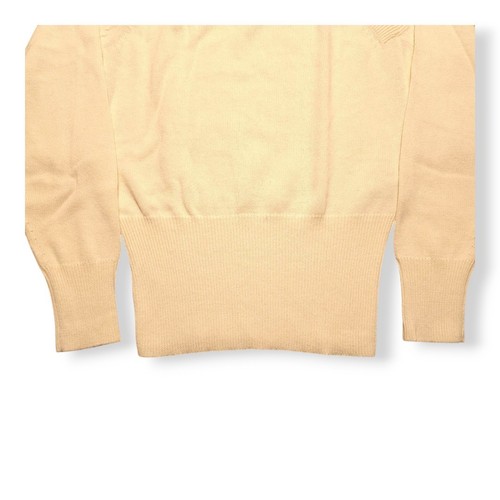 Neuwertiger Samt Strickpullover Damen Größe XS Elfenbein Weiß Langarm Strickpullover - Bild 6 von 14