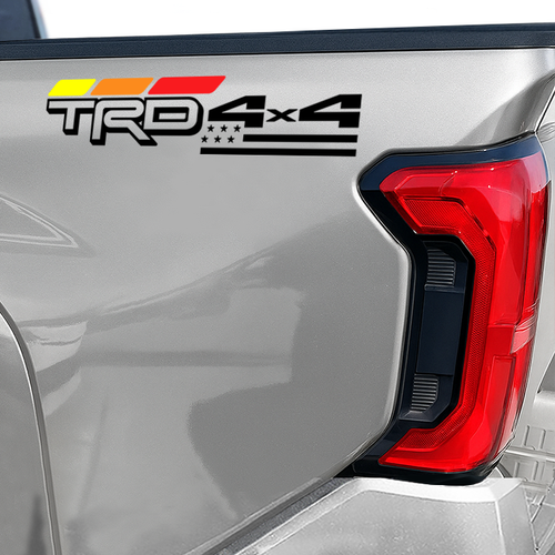 TRD 4X4 Sport Decal Sticker Set Fits Toyota Tacoma 2024 2025 Vinyl Graphic 2side - Bild 2 von 3