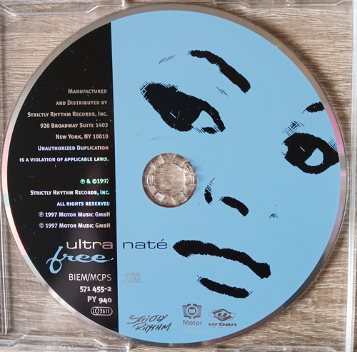 ULTRA NATE - Free - Maxi-CD / Motor Music 1997, 571 455-2 / Strictly Rhythm - Bild 3 von 3
