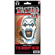 Tinsley Transfers Terrifier Art the Clown Vintage Art Temporary Tattoo