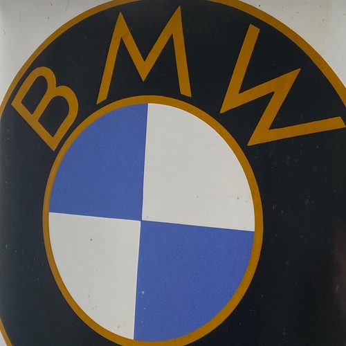 BMW Enamel Sign 29.5x15.7" (75x40cm) Beautiful Large Garage Vintage Antique... - Picture 18 of 23