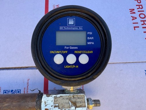 SSI MGA-100-A-9V-R Digital Manometer, 100 PSI MGA-9V - Bild 2 von 7