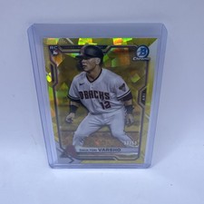 2021 Bowman Chrome Sapphire Daulton Varsho RC Yellow Refractor #33/50