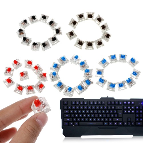 For Cherry MX Laptop Computer 3 Pin Mechanical Keyboard Switch 10 Pack - Afbeelding 5 van 8