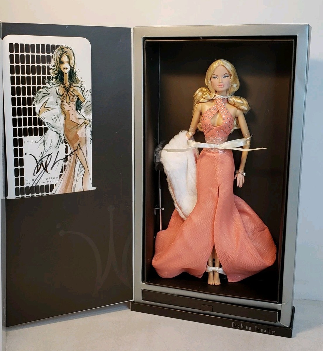 HIGH ROLLER VERONIQUE PERRIN DOLL SIGNED BY JASON WU 2006 IFDC EX