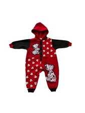 VTG Disney's 101 Dalmations One Piece Hooded Romper 18m 90s