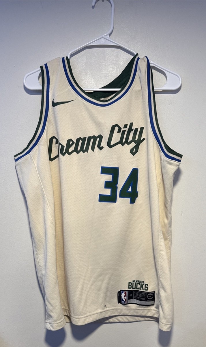 Milwaukee Bucks “Cream City” Giannis Antetokounmpo #34