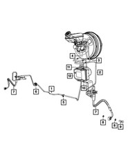 Genuine Mopar Brake Hose Right 4683996AN