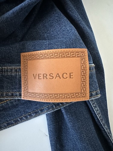 Versace Men’s Blouson Denim Blue Jacket 54 US 1007328 NWT $1400 - Picture 11 of 16