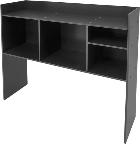 Estantería de Escritorio, Cubo Organizador de Almacenamiento Librería de Mesa con 6 Compartimentos - Imagen 7 de 9