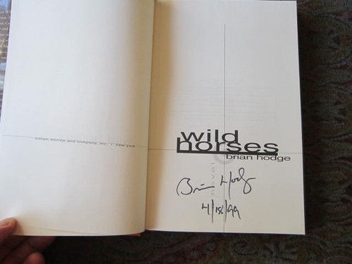 Wild Horses SIGNED Brian Hodge LNew HCDJ 1st/1st 1999 Mylar Morrow - Foto 2 di 3