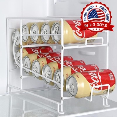 Dispensador de latas bebidas organizador apilable de latas de refresco despensa
