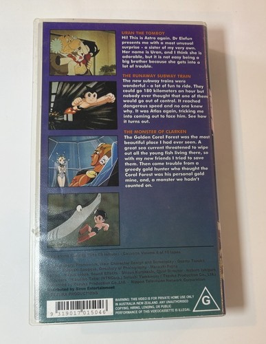 Astro Boy VHS Tape Volume - 4 - Free Aus Post! PAL - Picture 2 of 4