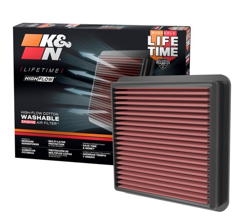 K&N Replacement Air Filter for 21-22 Hyundai Elantra 2500 1.6L/2.0L L4 - Picture 3 of 14