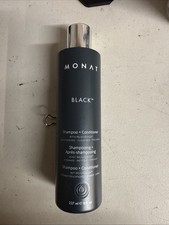 Monat Black 2 in 1 Shampoo & Conditione With Rejuvenique 8 fl oz New And Fresh
